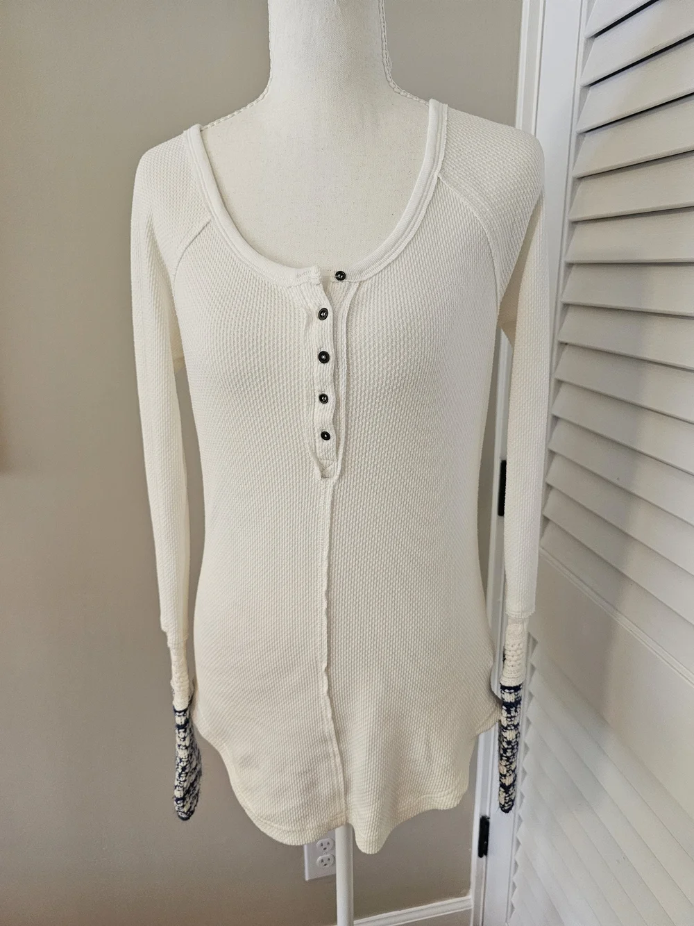Free People Ski Lodge Thermal Henley